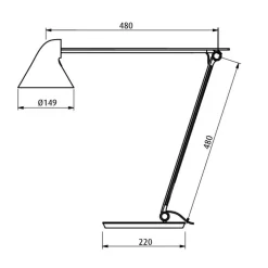 NJP LED Tischleuchte