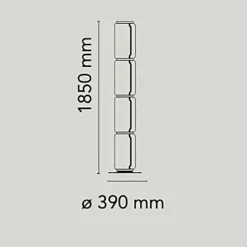 Noctambule Low Cylinders Small Base LED Stehleuchte