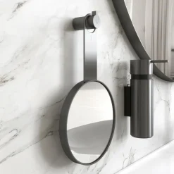 Nova2 1982 Kosmetik Handspiegel mit 5-fach Vergrößerung