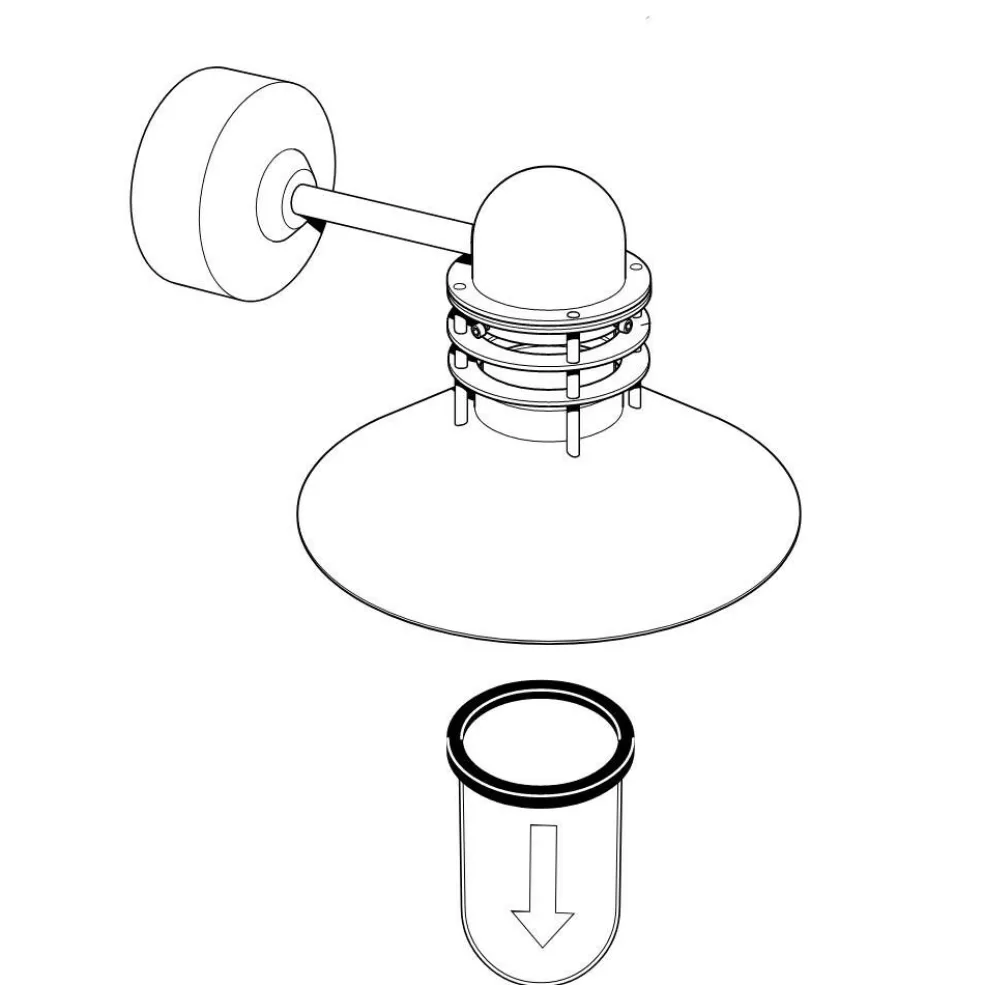 Nyhavn Außenwandleuchte