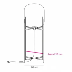Oda Big Stehleuchte Gestell schwarz