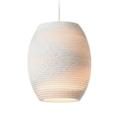 Oliv Pendelleuchte weiß