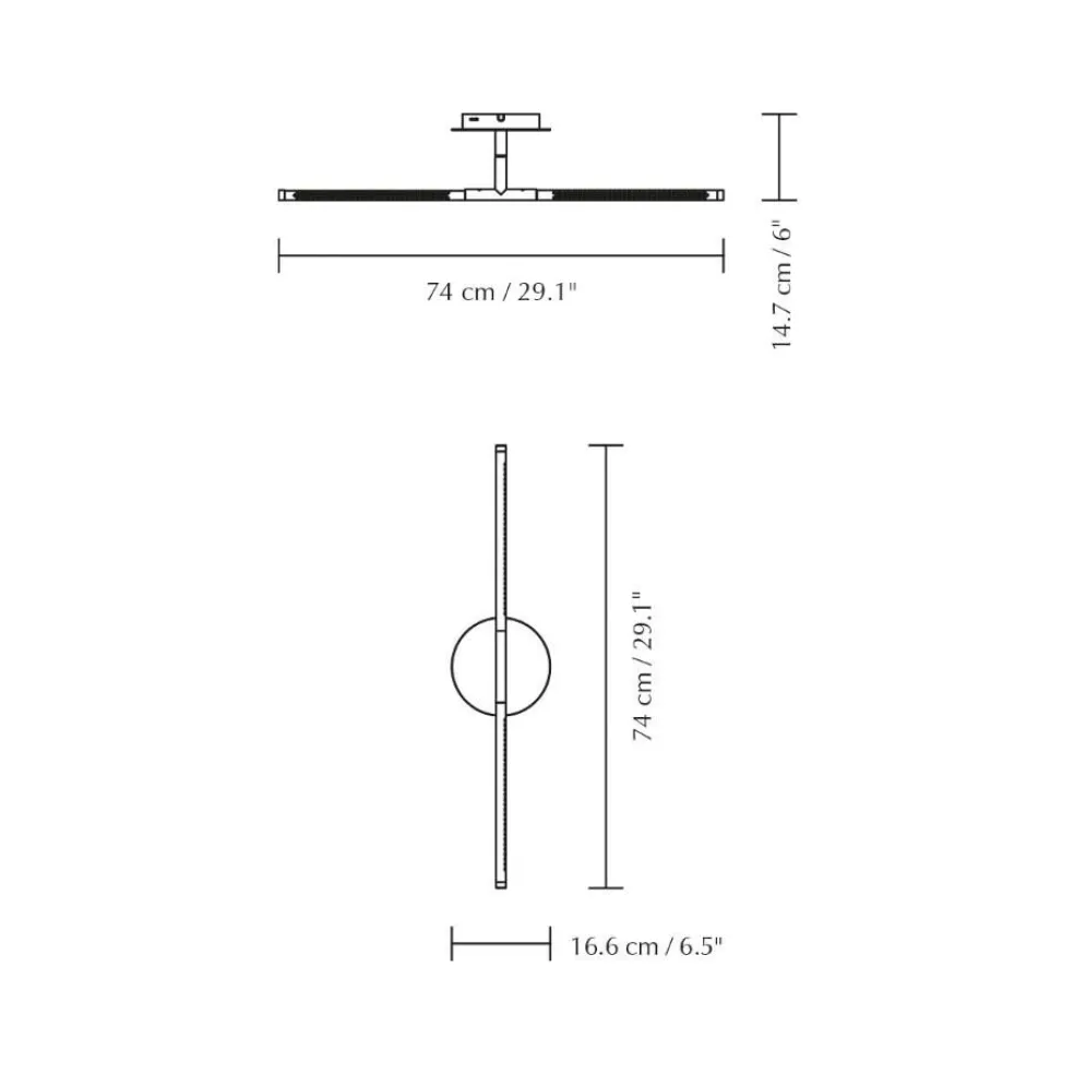 Omni LED Wandleuchte