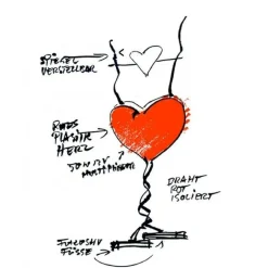 One From The Heart Tischleuchte