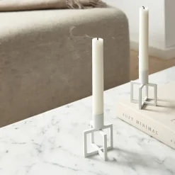 OneFlame Kerzenständer 2er Set H 8,3cm