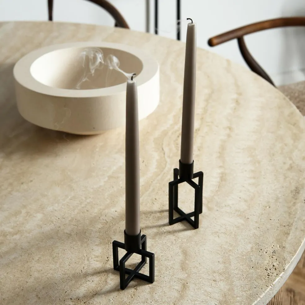 OneFlame Kerzenständer 2er Set H 11,3cm