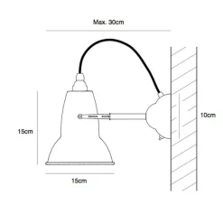 Original 1227 Wandleuchte