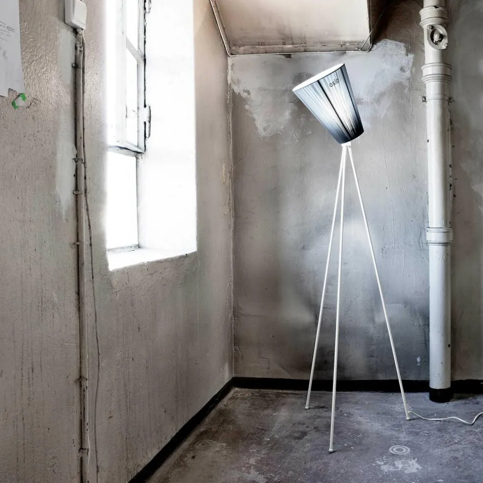 Oslo Wood Stehleuchte Gestell Weiß