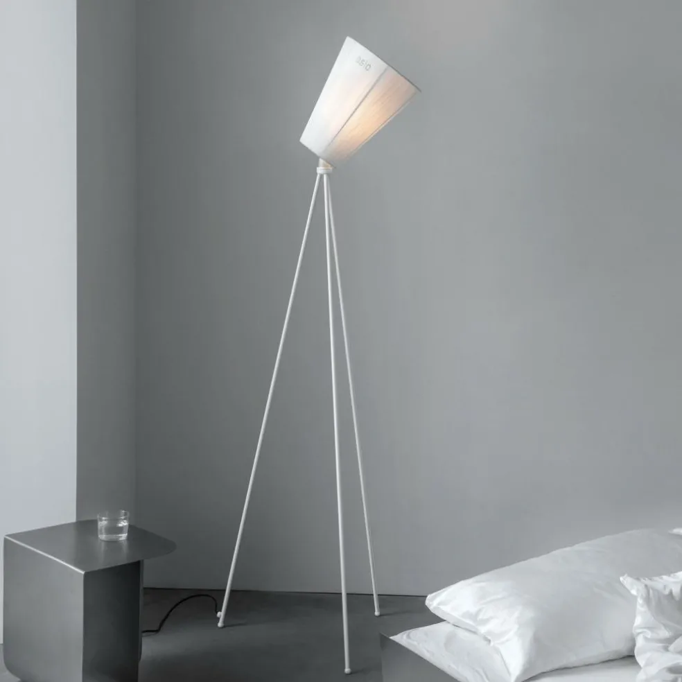 Oslo Wood Stehleuchte Gestell Weiß