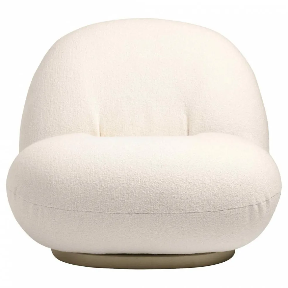 Pacha Lounge Chair Gestell perlgold drehbar