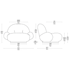 Pacha Outdoor Lounge Chair mit Armlehnen