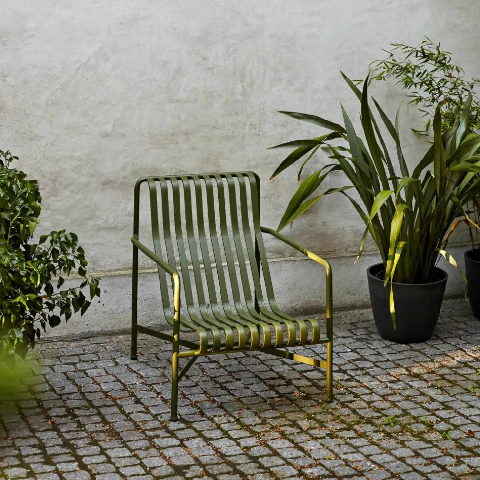 Palissade Garten Loungesessel hoch 2er Set