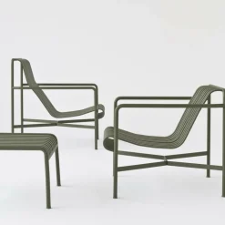 Palissade Garten Loungesessel hoch 2er Set