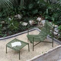 Palissade Garten Loungesessel hoch 2er Set