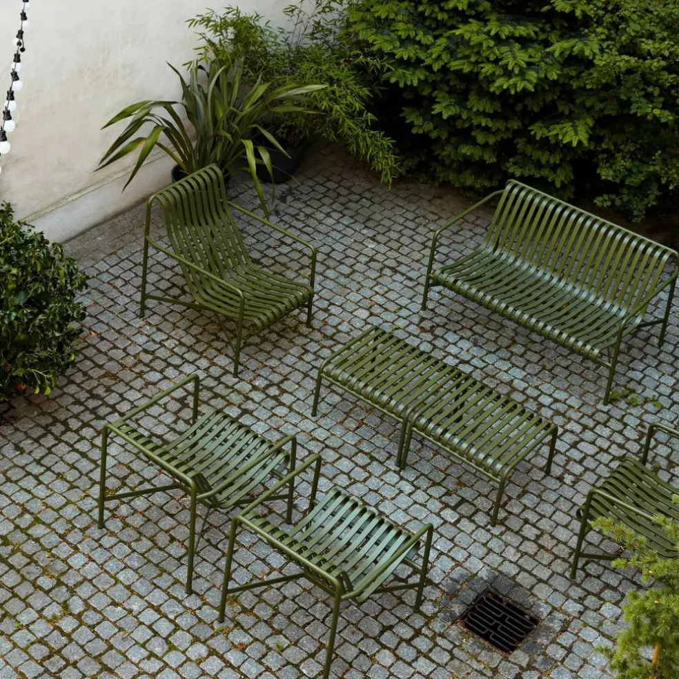 Palissade Garten Loungesessel niedrig 2er Set