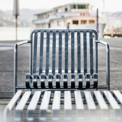 Palissade Garten Loungesessel niedrig Feuerverzinkt 2er Set