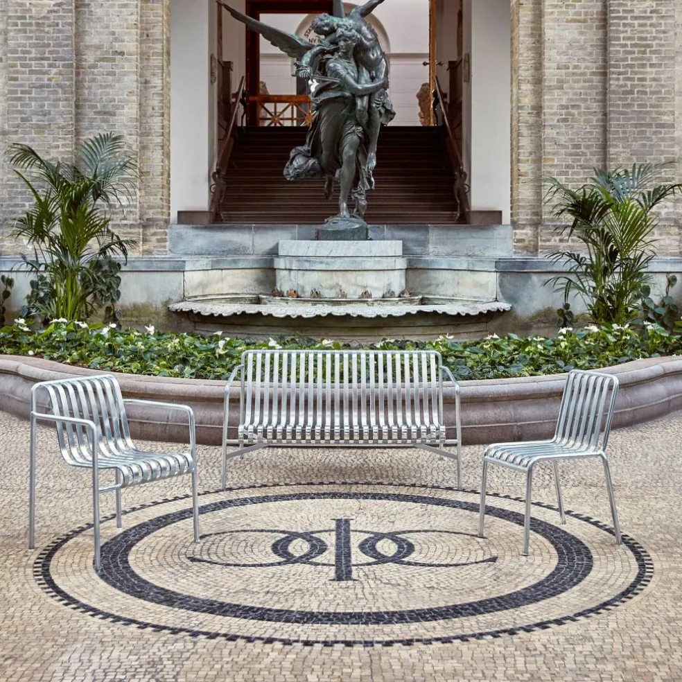 Palissade Gartenstuhl Feuerverzinkt 4er Set