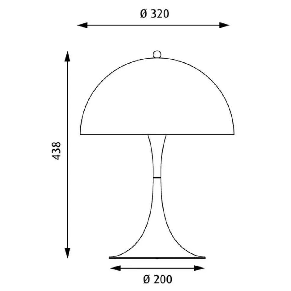 Panthella 320 V2 Tischleuchte