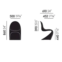 Panton Chair Neue Maße