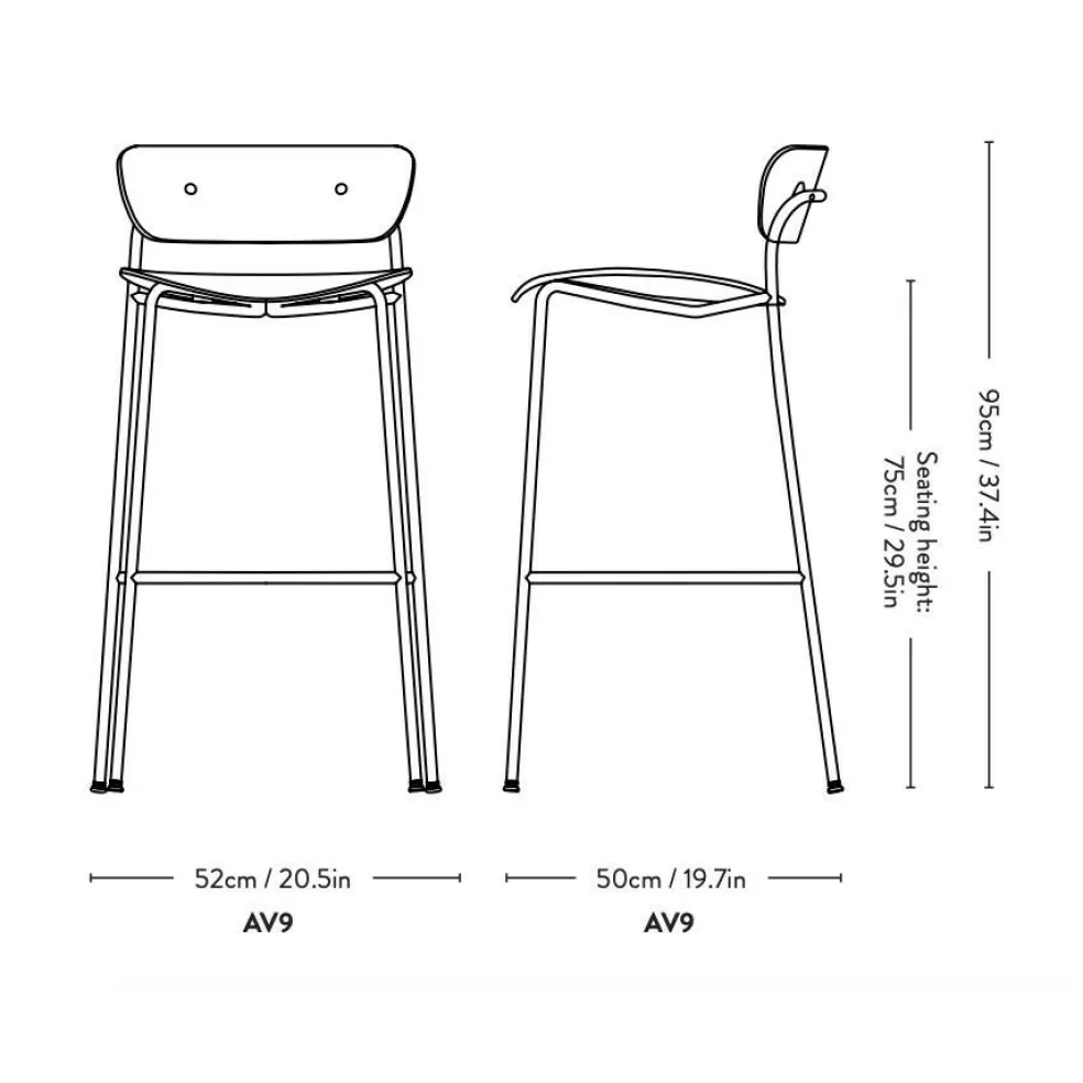 Pavilion AV9 Barhocker