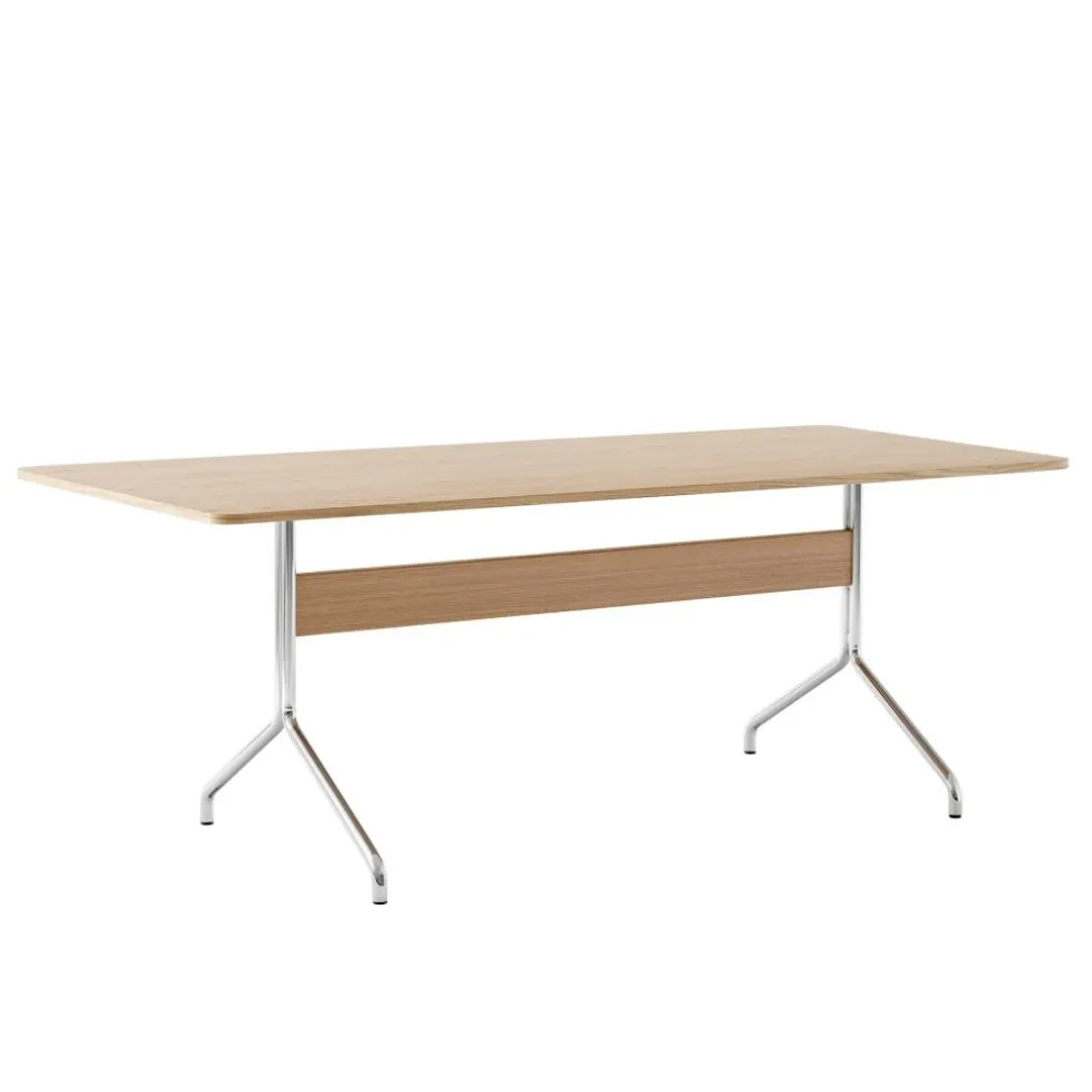 Pavilion AV19 Esstisch 90x200cm Gestell chrom