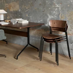 Pavilion AV18 Schreibtisch 90x160cm Gestell schwarz