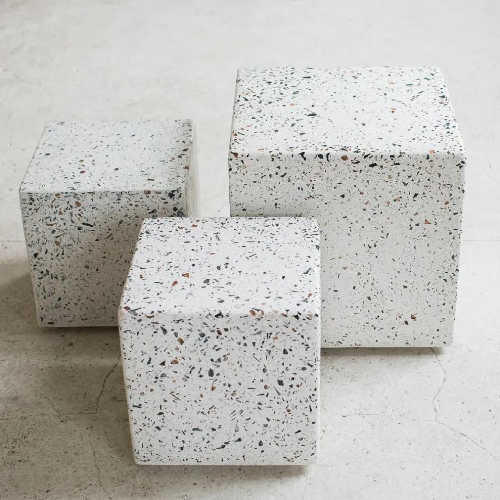 Pawn Terrazzo Beistelltisch 40x40cm
