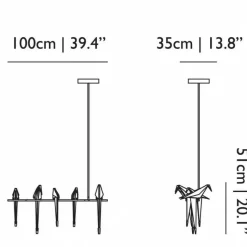 Perch Light Branch Large LED Pendelleuchte