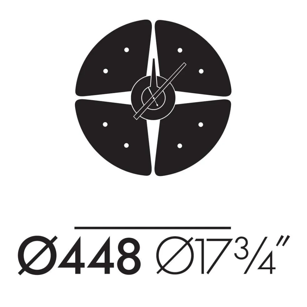 Petal Clock Nelson Wanduhr