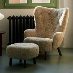 Petra VB3 Lounge Chair Gestell Walnuss