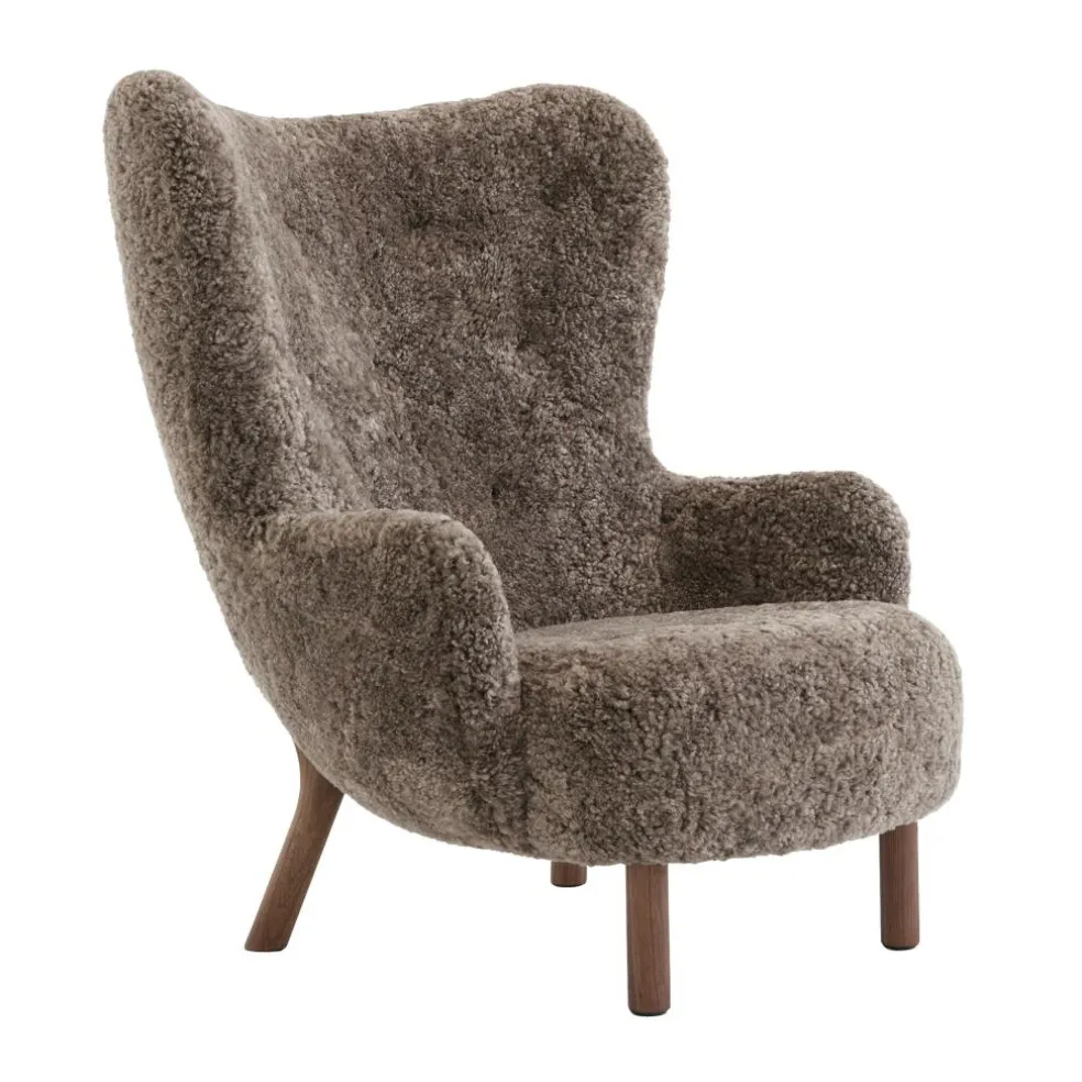 Petra VB3 Lounge Chair Gestell Walnuss