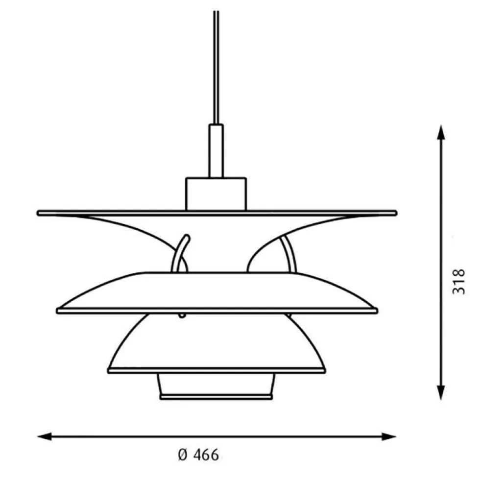 PH 5 - 4 1/2 Pendelleuchte