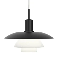 PH 5/5 LED Pendelleuchte Opalglas und Metall