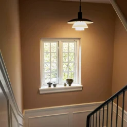 PH 5/5 LED Pendelleuchte Opalglas und Metall