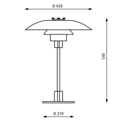 PH 4/3 Tischleuchte