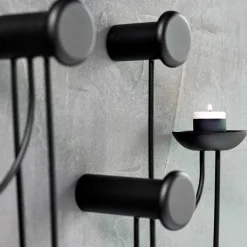 Pina Wandgarderobe mit 5 Haken