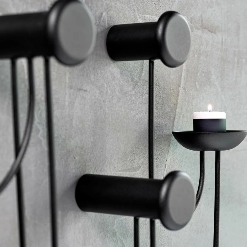 Pina Wandgarderobe mit 5 Haken