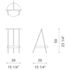 Pinch Beistelltisch rund