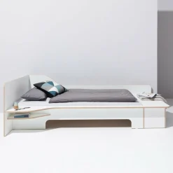 Plane Einzelbett mit Bettkasten rechts 90x200cm