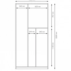 Plane Kleiderschrank Ausstattung 6