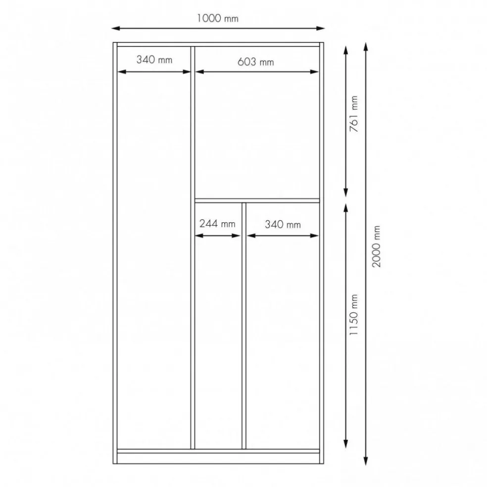 Plane Kleiderschrank Ausstattung 3
