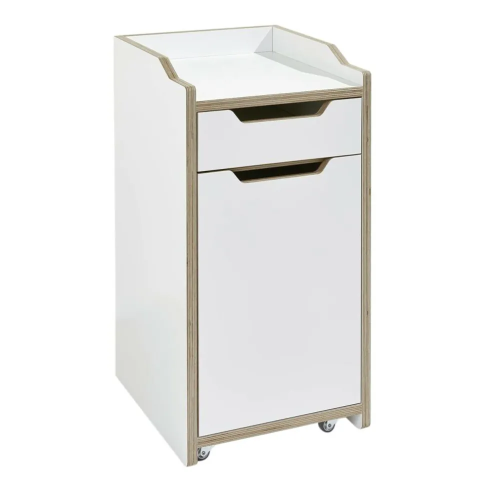 Plane Rollcontainer mit Tür rechts