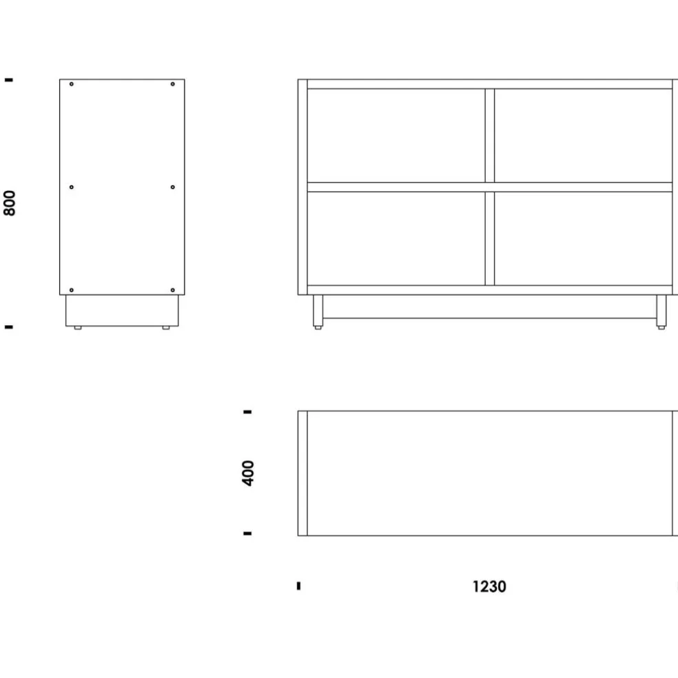 Plank Bücherregal medium