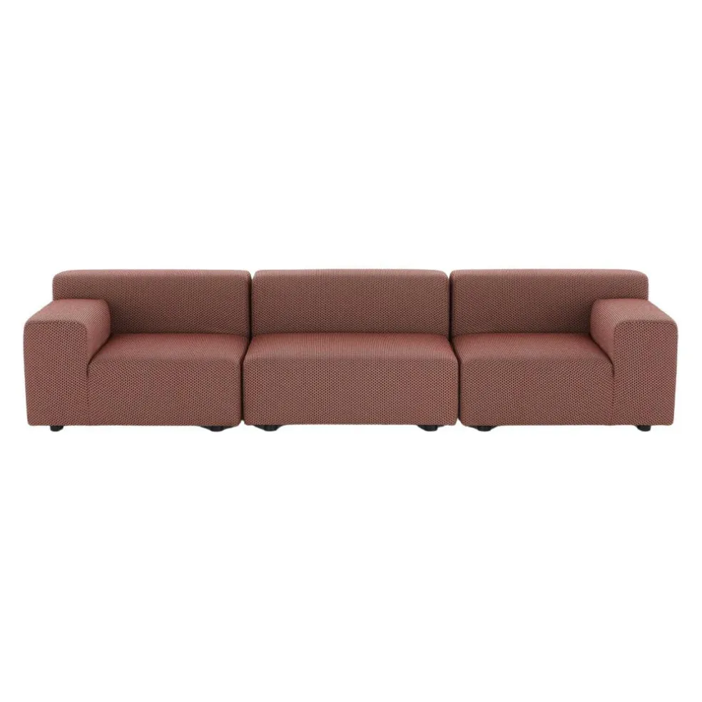 Plastics 3-Sitzer Gartensofa 264x88cm