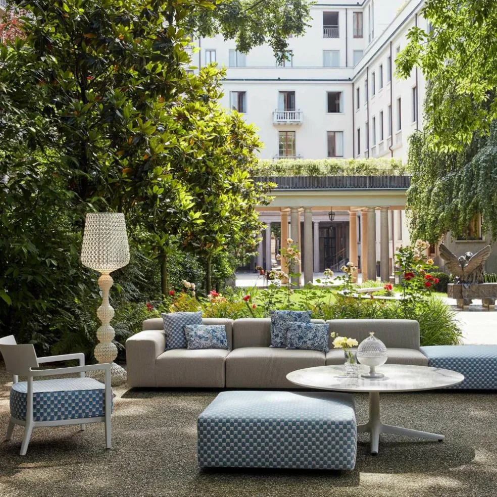 Plastics 3-Sitzer Gartensofa 264x88cm