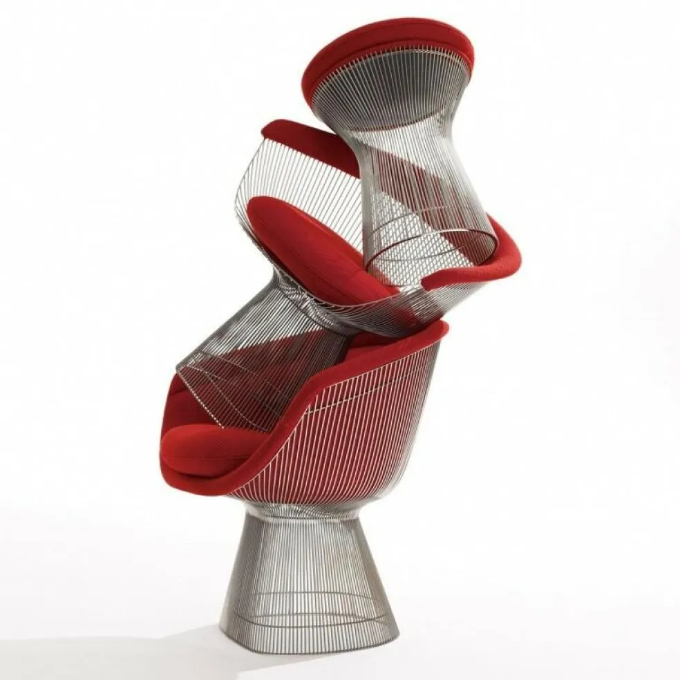 Platner Armlehnstuhl