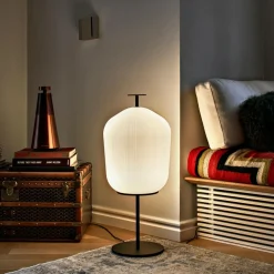 Plissée LED Stehleuchte