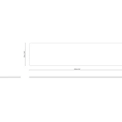 Position Lederkissen 155x37cm