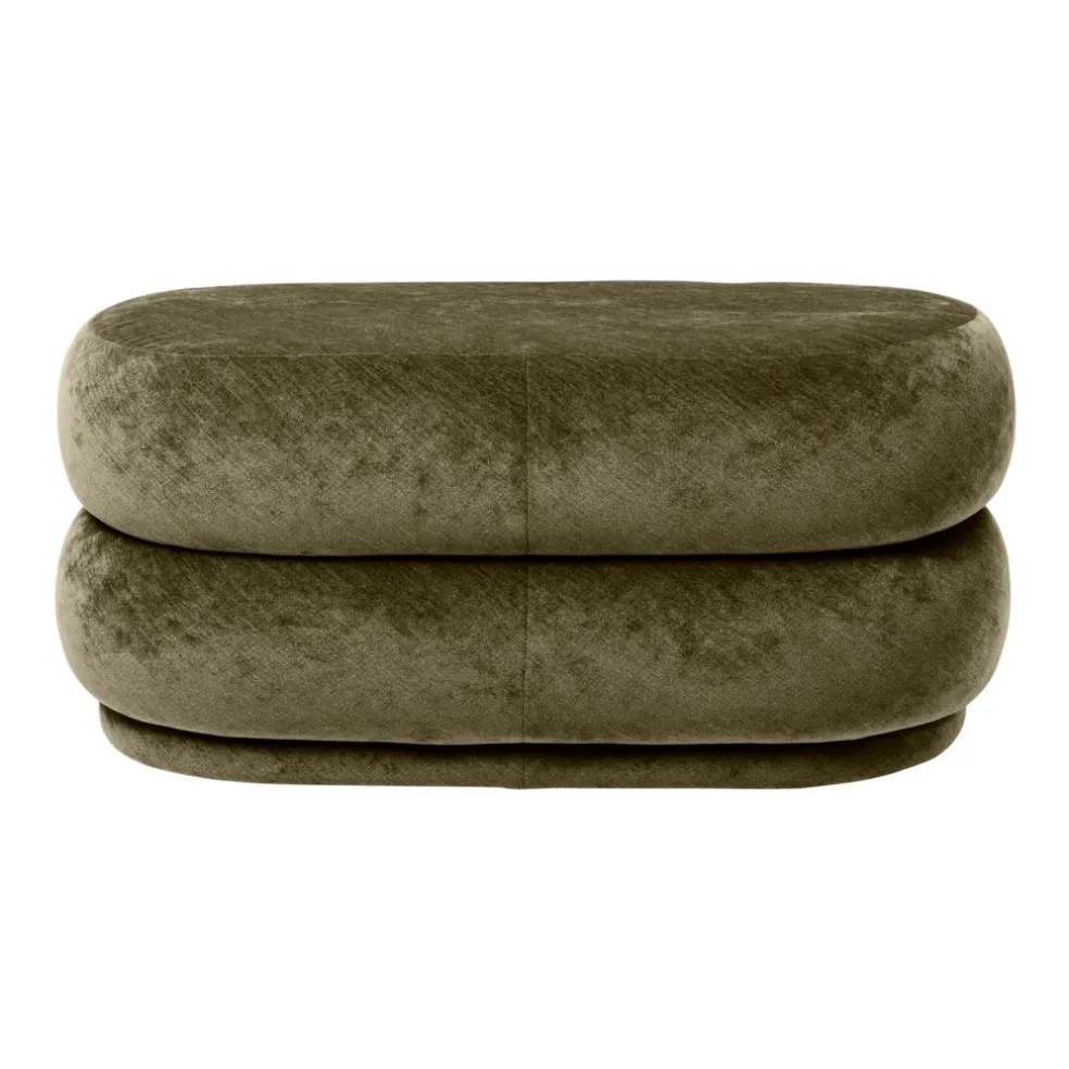 Pouf Oval mit 2 Ebenen