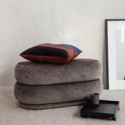 Pouf Oval mit 2 Ebenen